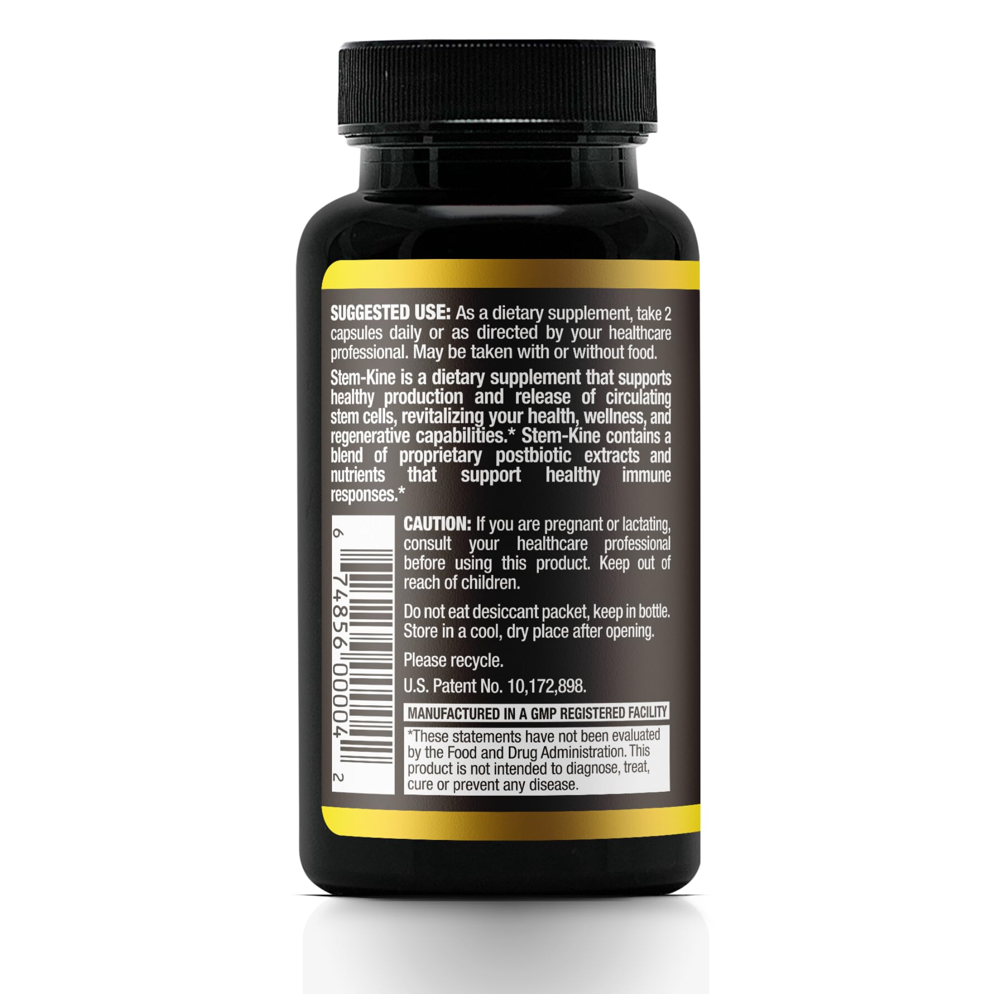 Aidan Products Stem-Kine frasco de cápsulas para uso diario