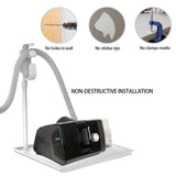 Aifeedi CPAP Protector Mat, gancho telescópico para manguera, reduce tensión en cuello y cabeza.