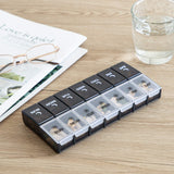 Capacidad para vitaminas diarias en cada compartimento del Aigret Future.