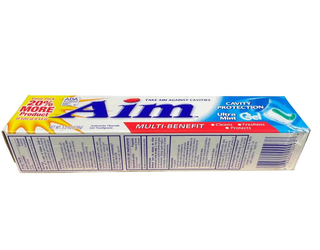 AIM Ultra Mint deja boca limpia y revitalizada tras cepillado