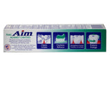 Cepillado suave con menta refrescante de AIM para aliento duradero.