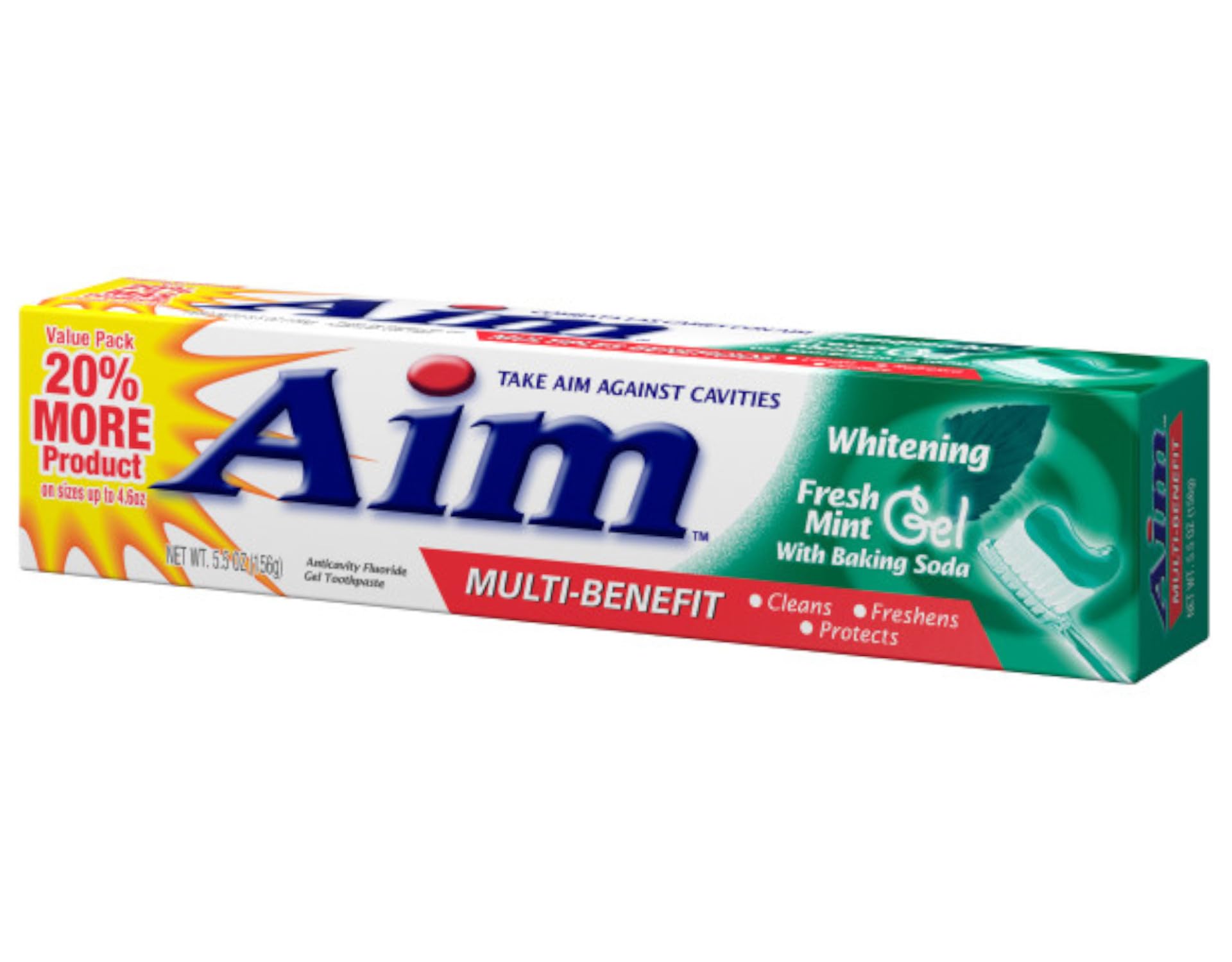 AIM con fluoruro fortalece el esmalte y protege la sonrisa.