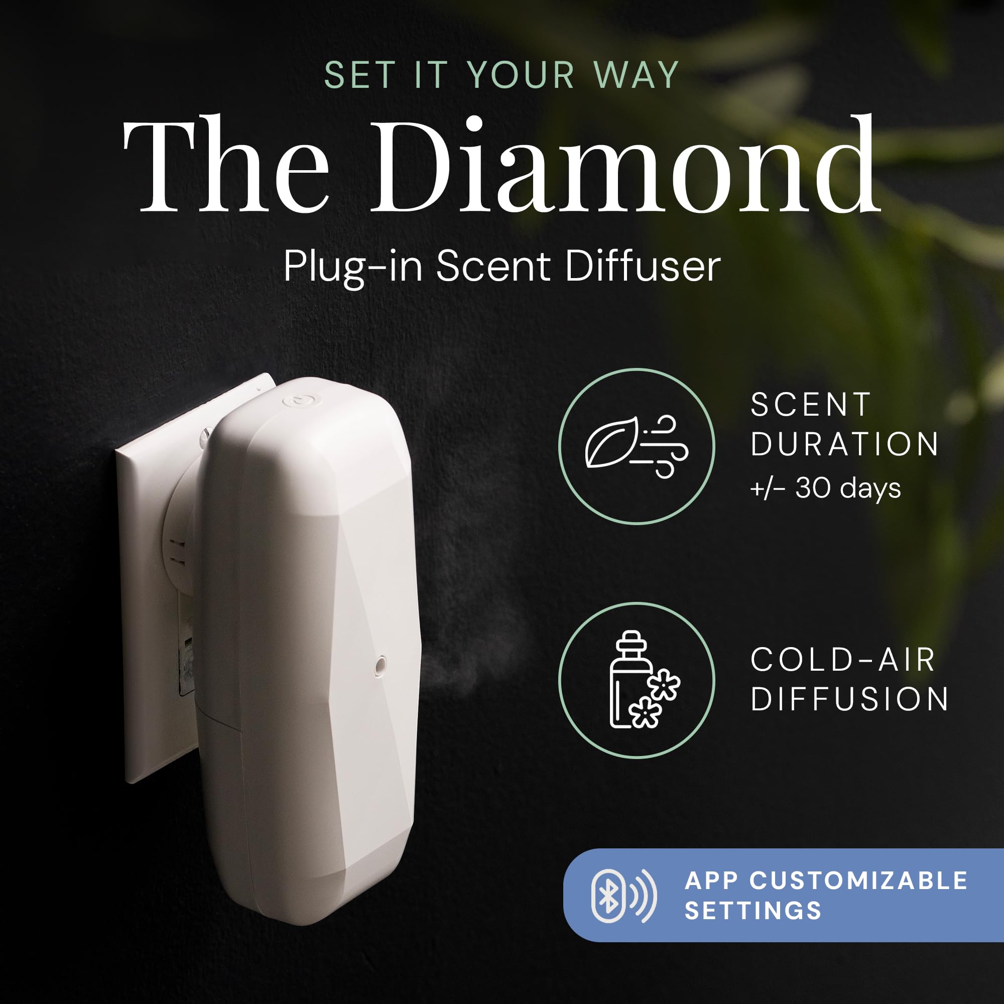 Air Esscentials Diamond con control por la aplicación para ajustar intensidad.