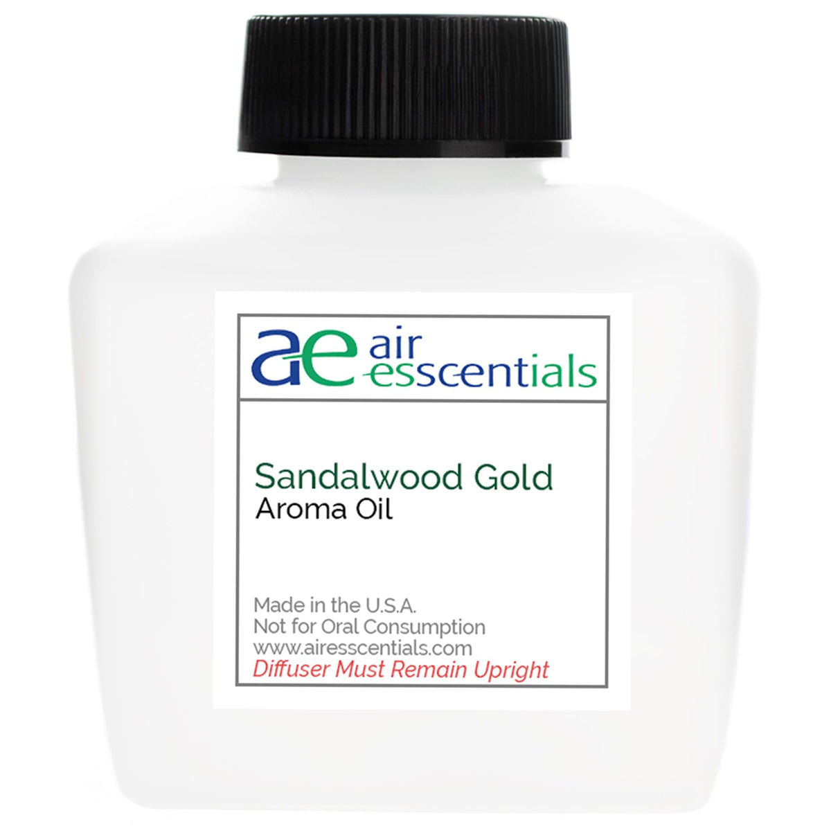 Air Esscentials Sándalo Dorado en difusor de aire frío para ambientar espacios.