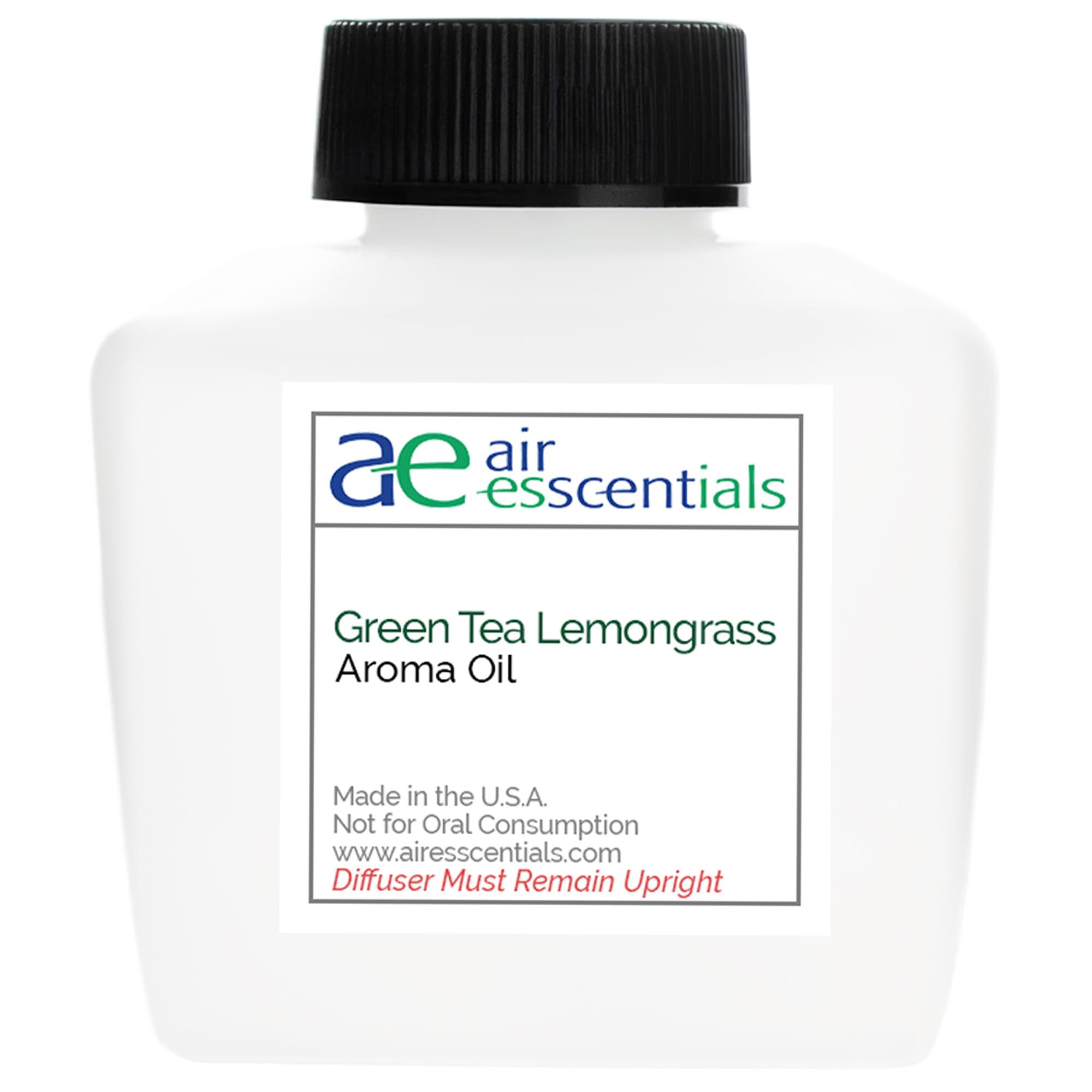 Air Esscentials té verde limón botella: aroma suave y duradero para difusor.