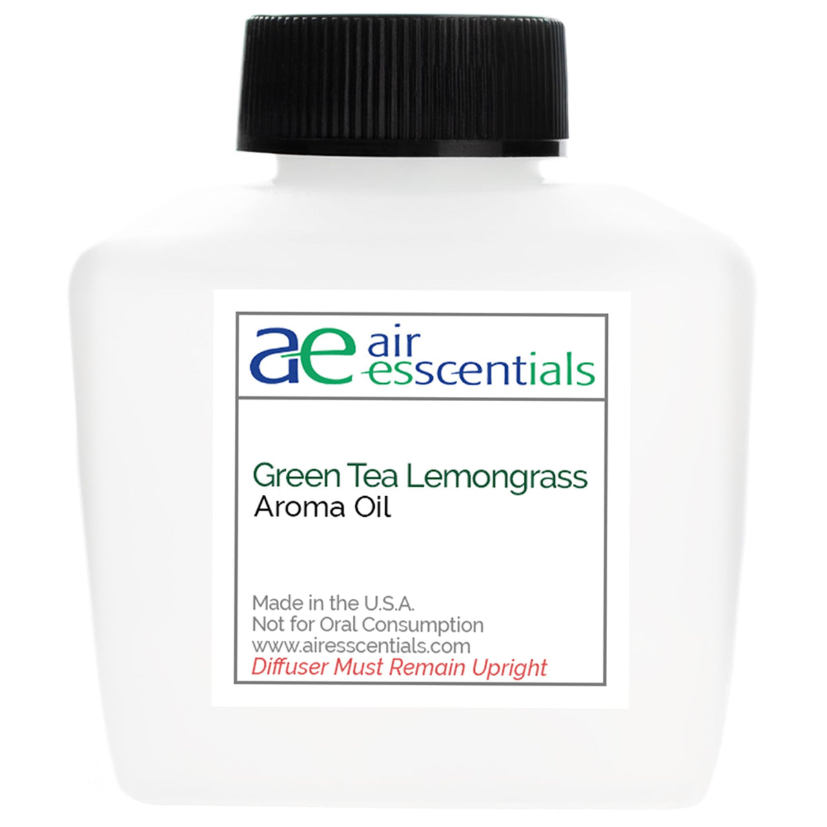 Air Esscentials té verde limón botella: aroma suave y duradero para difusor.