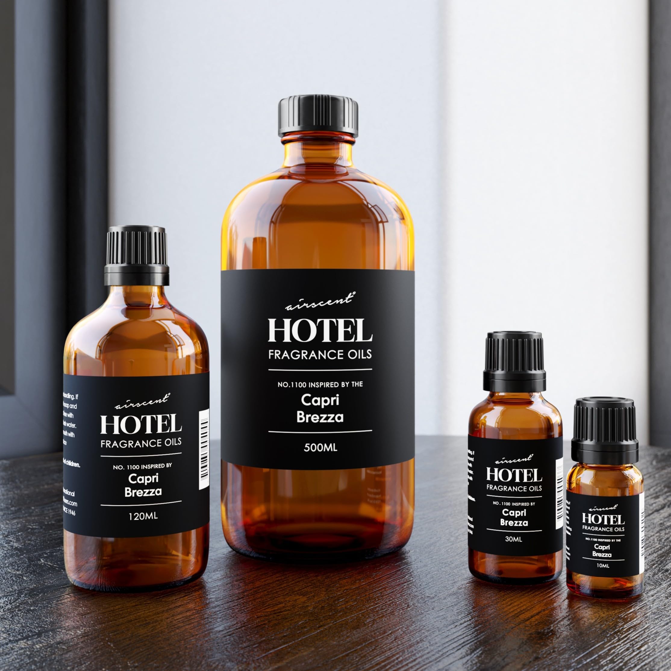 Air-Scent Capri Brezza, aroma cítrico-frutal para renovar espacios.