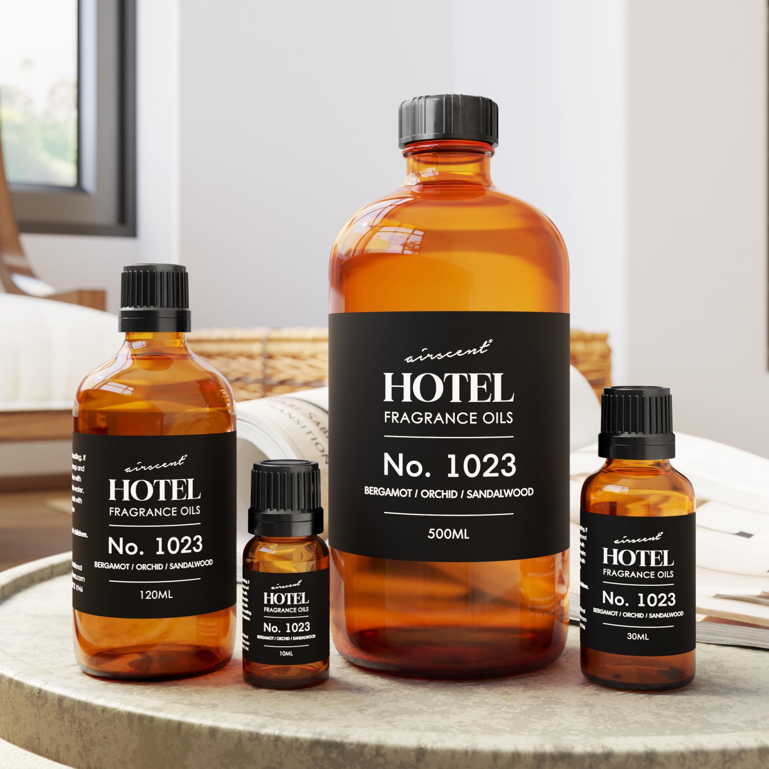 Air-Scent Jasmine iris notes emphasis for calming, elegant rooms.