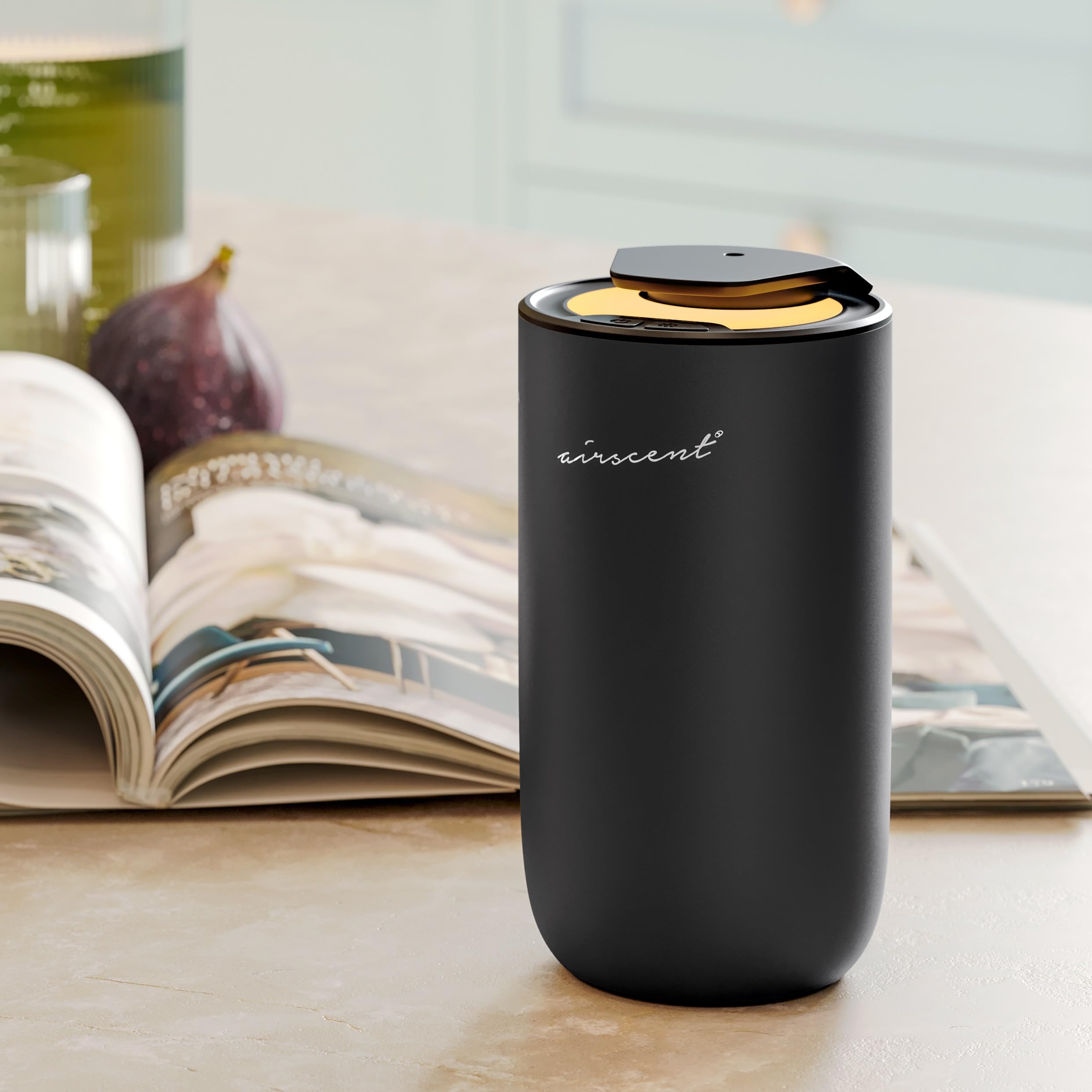 Air-Scent Mini diseño compacto facilita transporte y uso en viajes