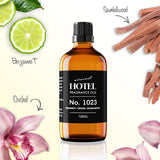 Air-Scent Ultrasonic diffuser compatibility scene demonstrates versatile use.