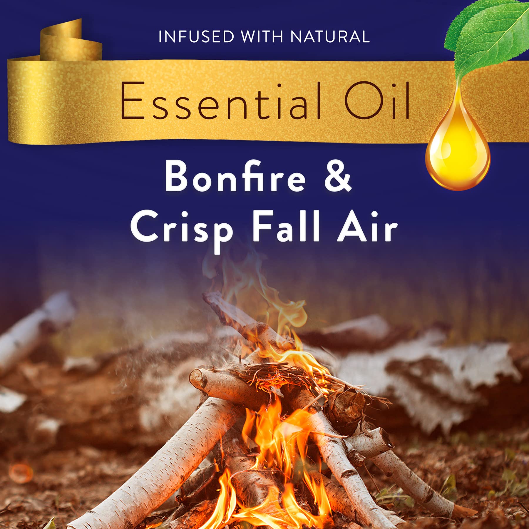 Air Wick Essential Mist recambio Bonfire para perfumar espacios de forma continua.