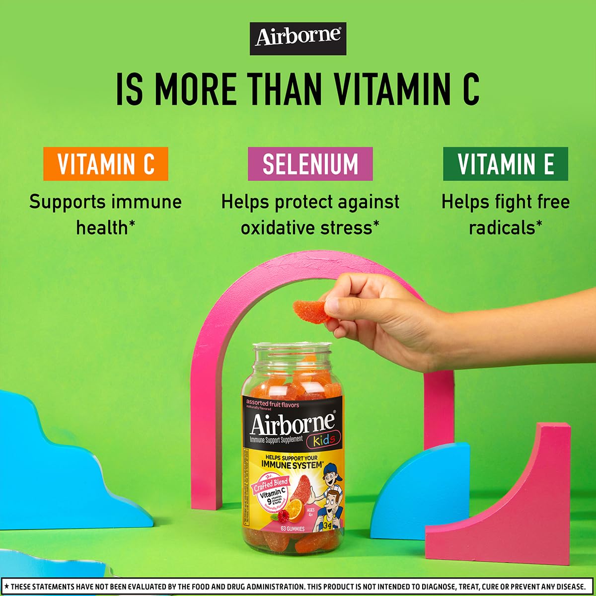 Producto libre de gluten para niños, Airborne Kids.