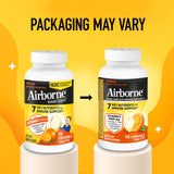 Airborne textura masticable, sabor cítrico agradable para tomar.