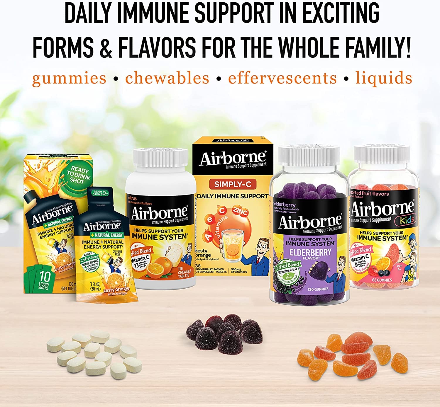 Airborne sabor baya y cítrico, para adultos