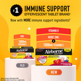 Airborne vitamina C 1000mg, envase caja frontal, presentación práctica para el día a día