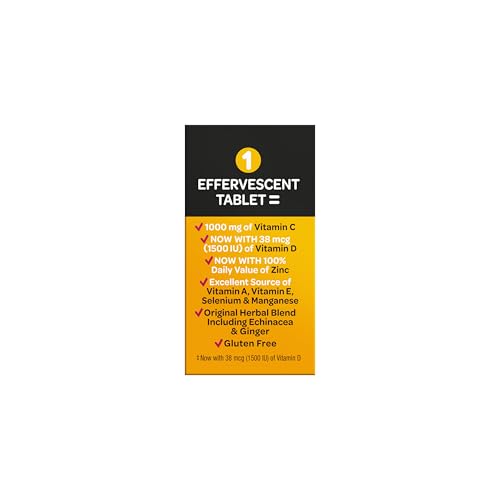 Airborne vitamina C 1000mg, ideal para viajes por su formato disolvente