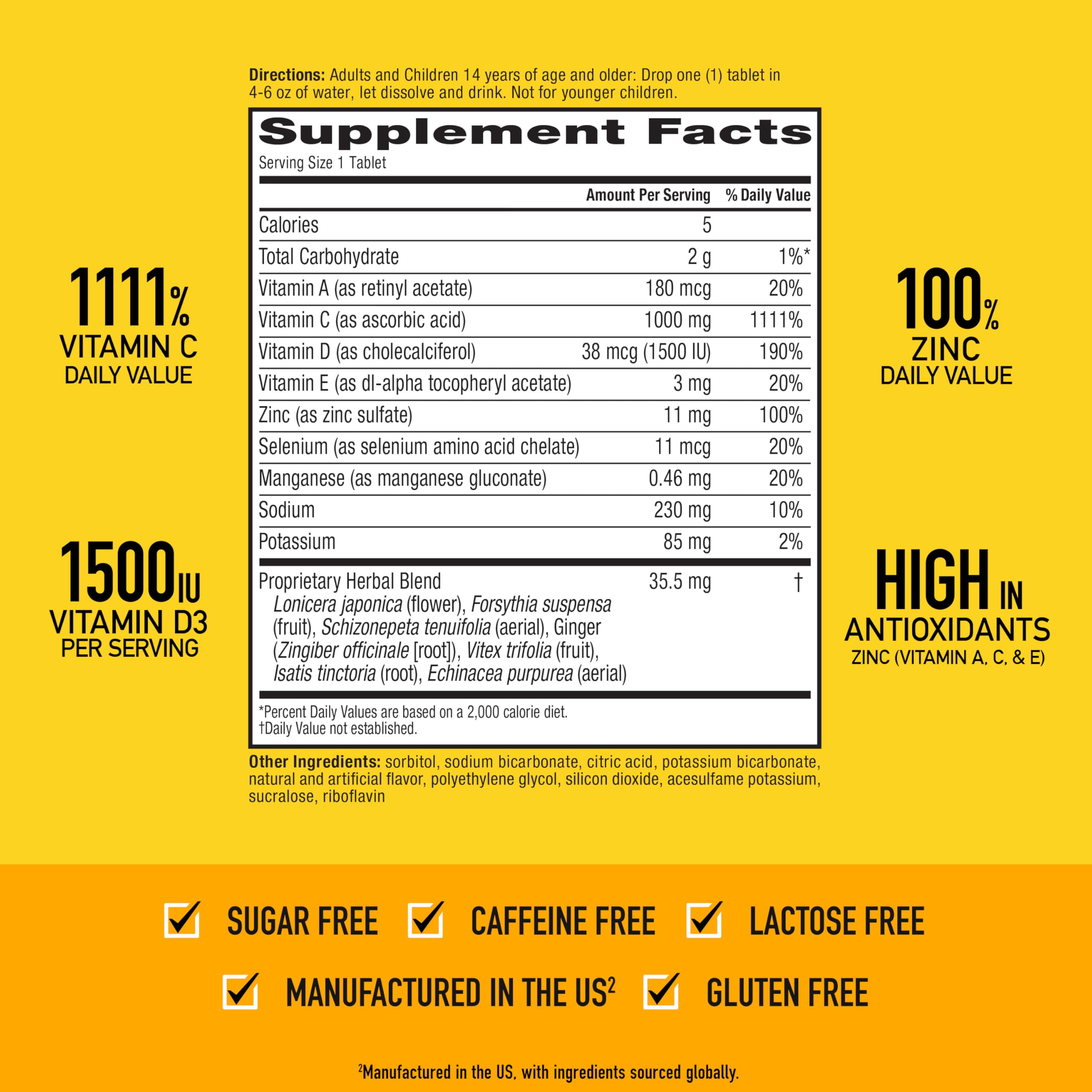 Airborne vitamina D 1500 UI para salud diaria