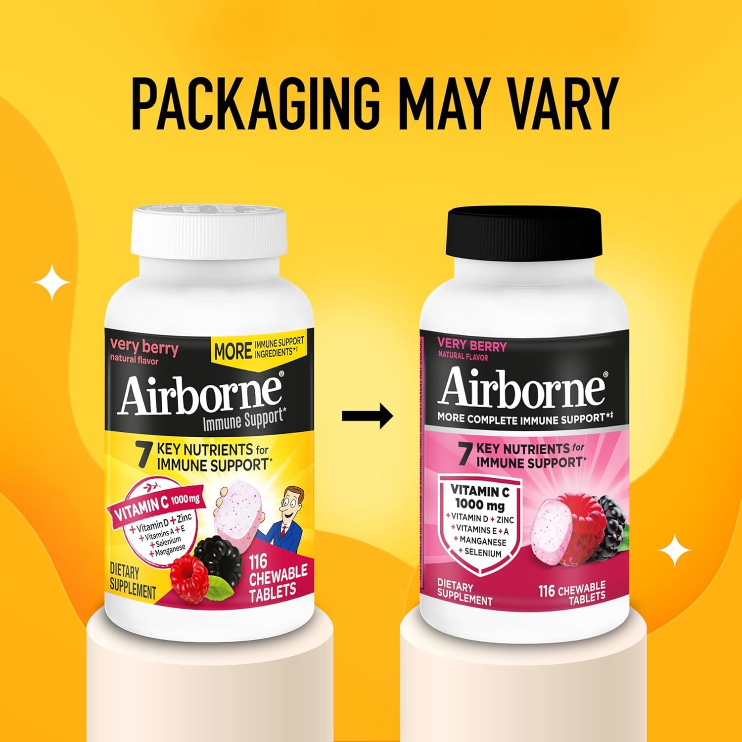Airborne zinc y selenio, ingredientes clave para apoyo inmunitario.