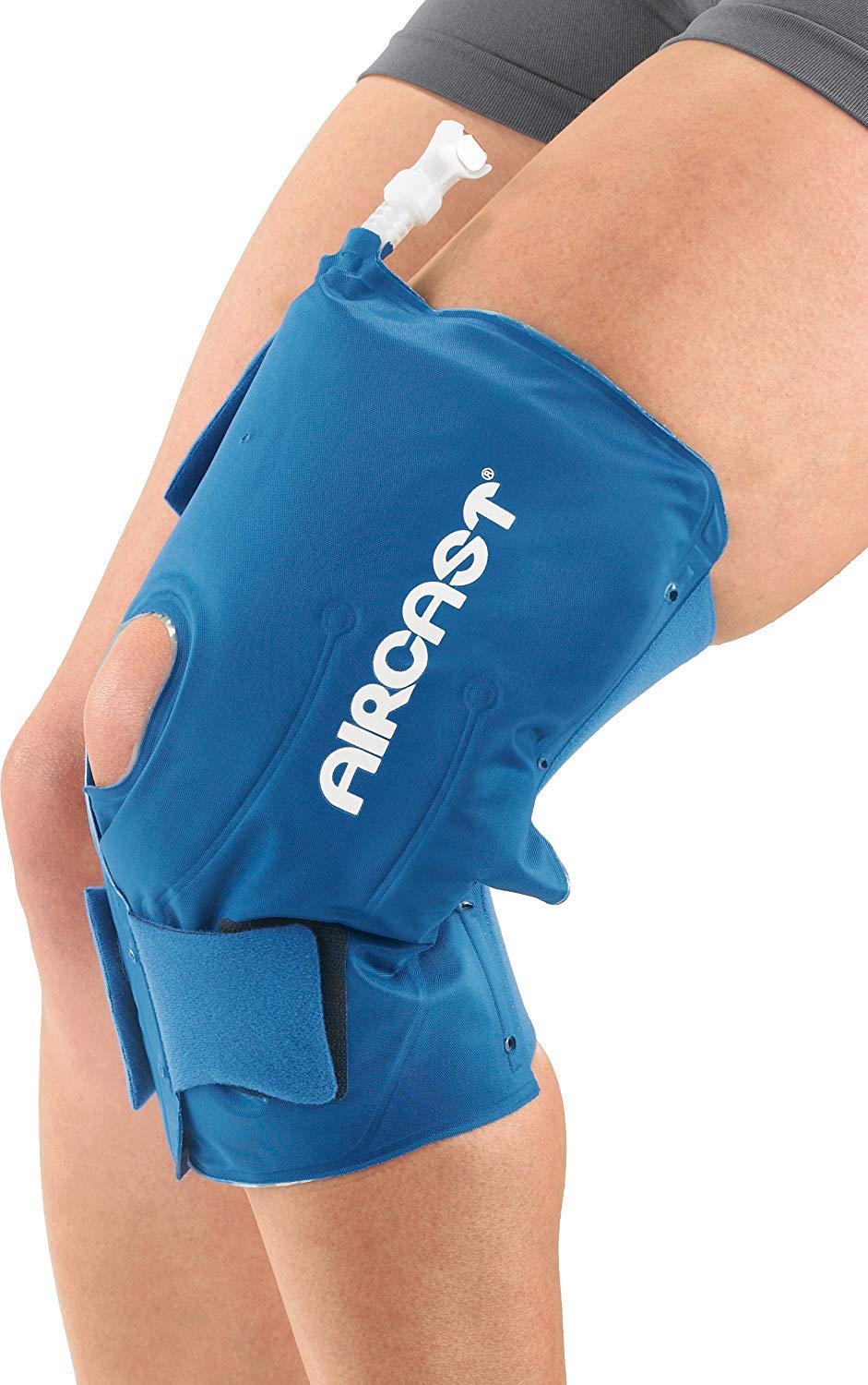 Aircast Cryo/Cuff, cuff de rodilla grande para apoyo en recuperación y manejo cómodo del dolor.