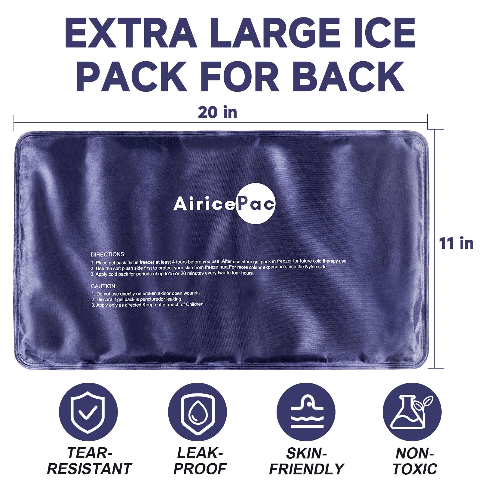 AiricePac para la cadera, ideal para tensiones y molestias tras actividad.