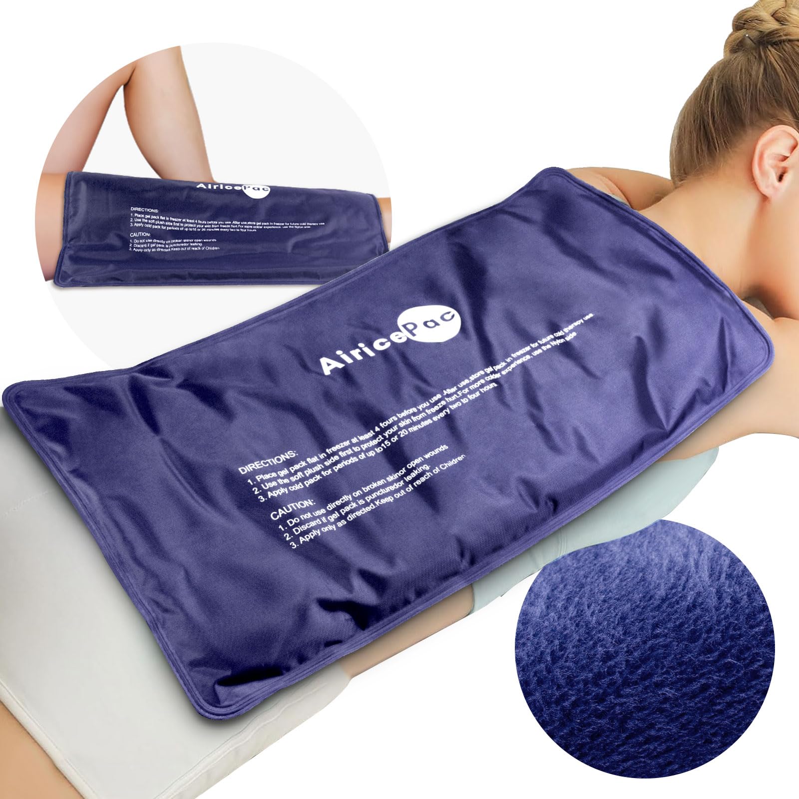 AiricePac para la espalda, alivio localizado y recuperación muscular suave.