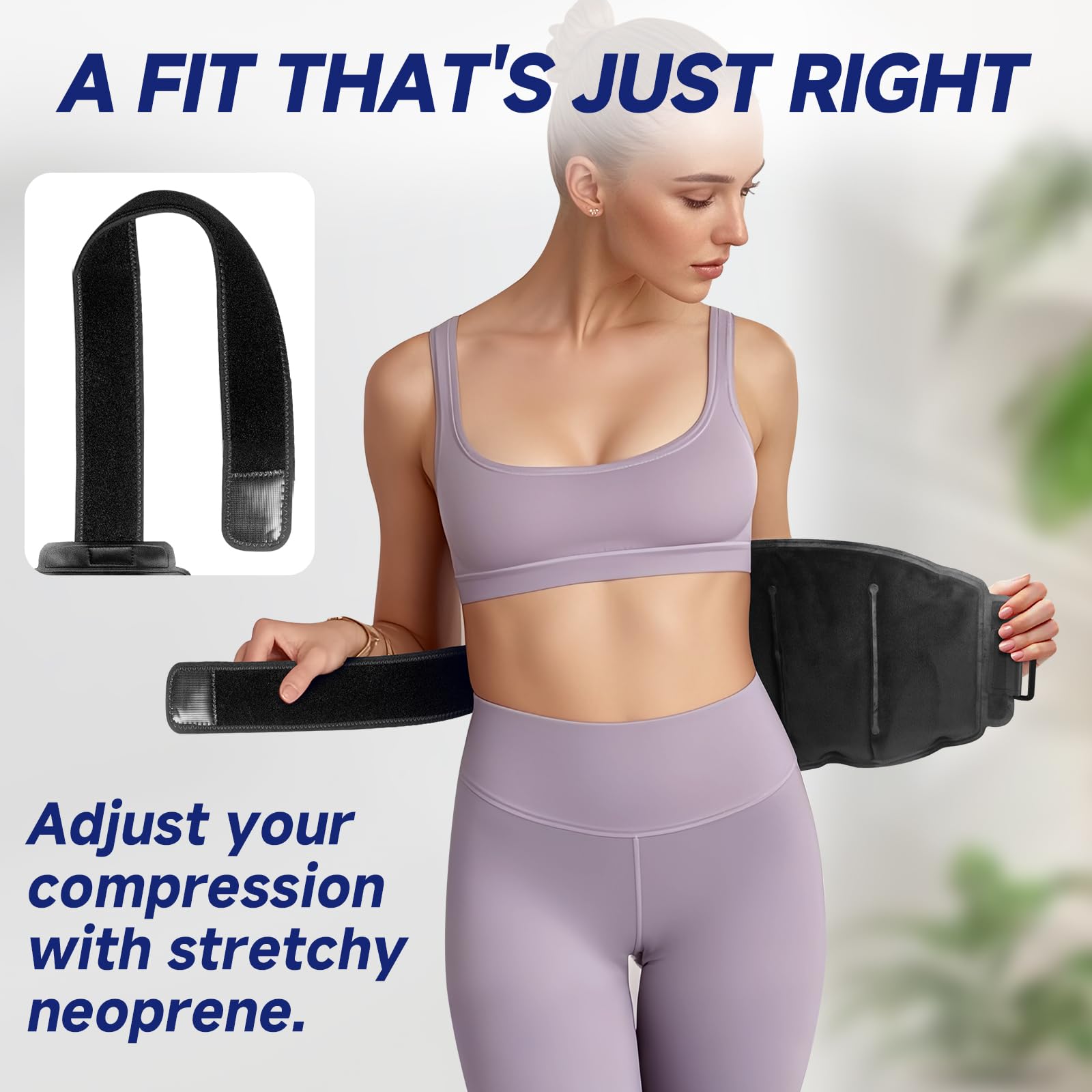 AiricePac compresa fría grande para uso en múltiples áreas del cuerpo.