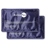 AiricePac dos bolsas de hielo con forro suave para comodidad y control del dolor