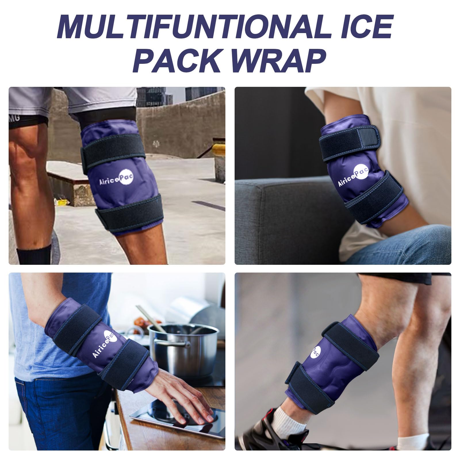 AiricePac gel profesional reutilizable ofrece enfriamiento confiable.