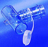 AirLife Tee Adapter nebulizador, entrega controlada en el circuito ventilatorio.