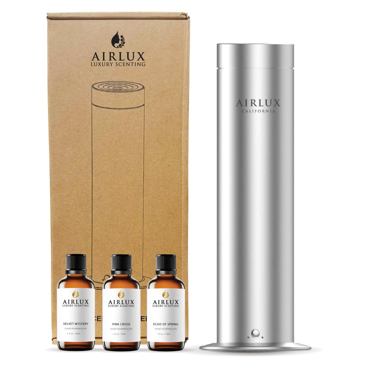 AirLux Lunar: difusor sin agua, aroma limpio y sin desorden para el hogar