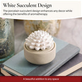 Airomé empaque elegante con difusor porcelana blanco para regalos