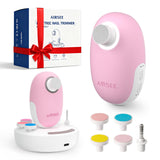Lima eléctrica AIRSEE para uñas de bebé en rosa dulce, uso suave y preciso.