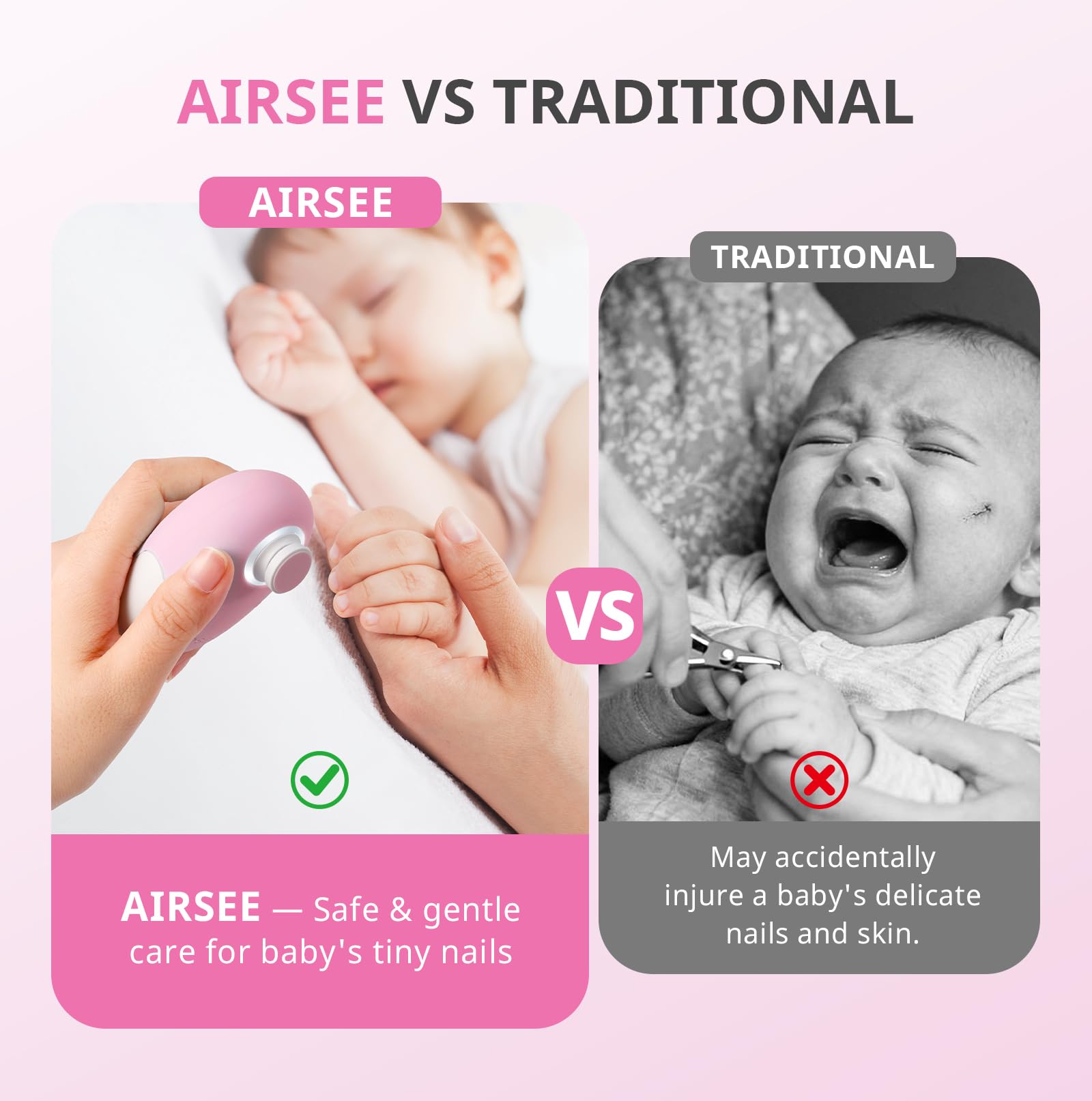 Dos modos y cuatro velocidades para bebés y uso cotidiano.