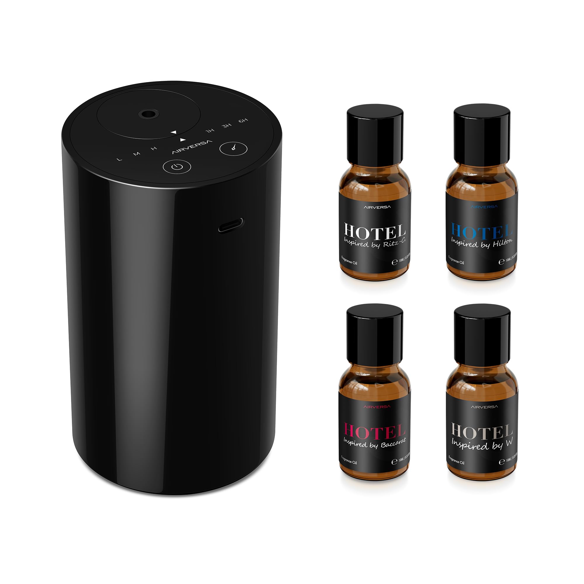 Airversa AN8 difusor sin agua en uso para aromaterapia en casa