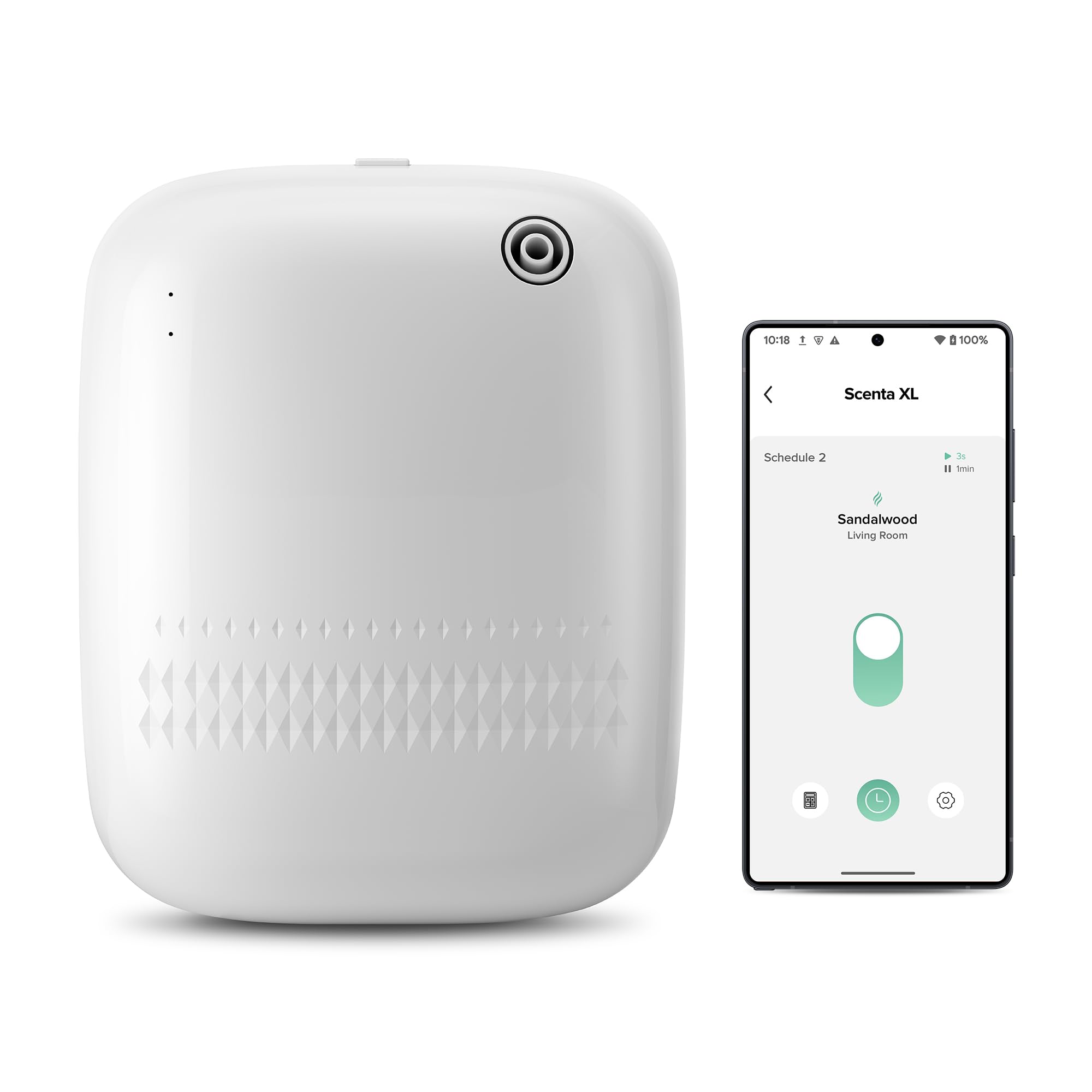 Airversa difusor de aceites sin agua para grandes habitaciones, aroma duradero
