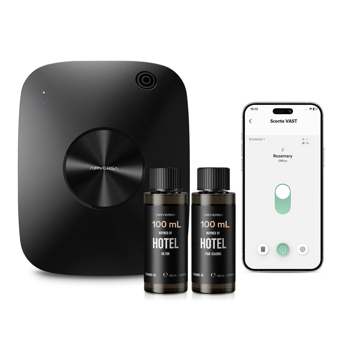 Airversa difusor sin agua de 400 ml para cubrir espacios grandes con aromas sutiles