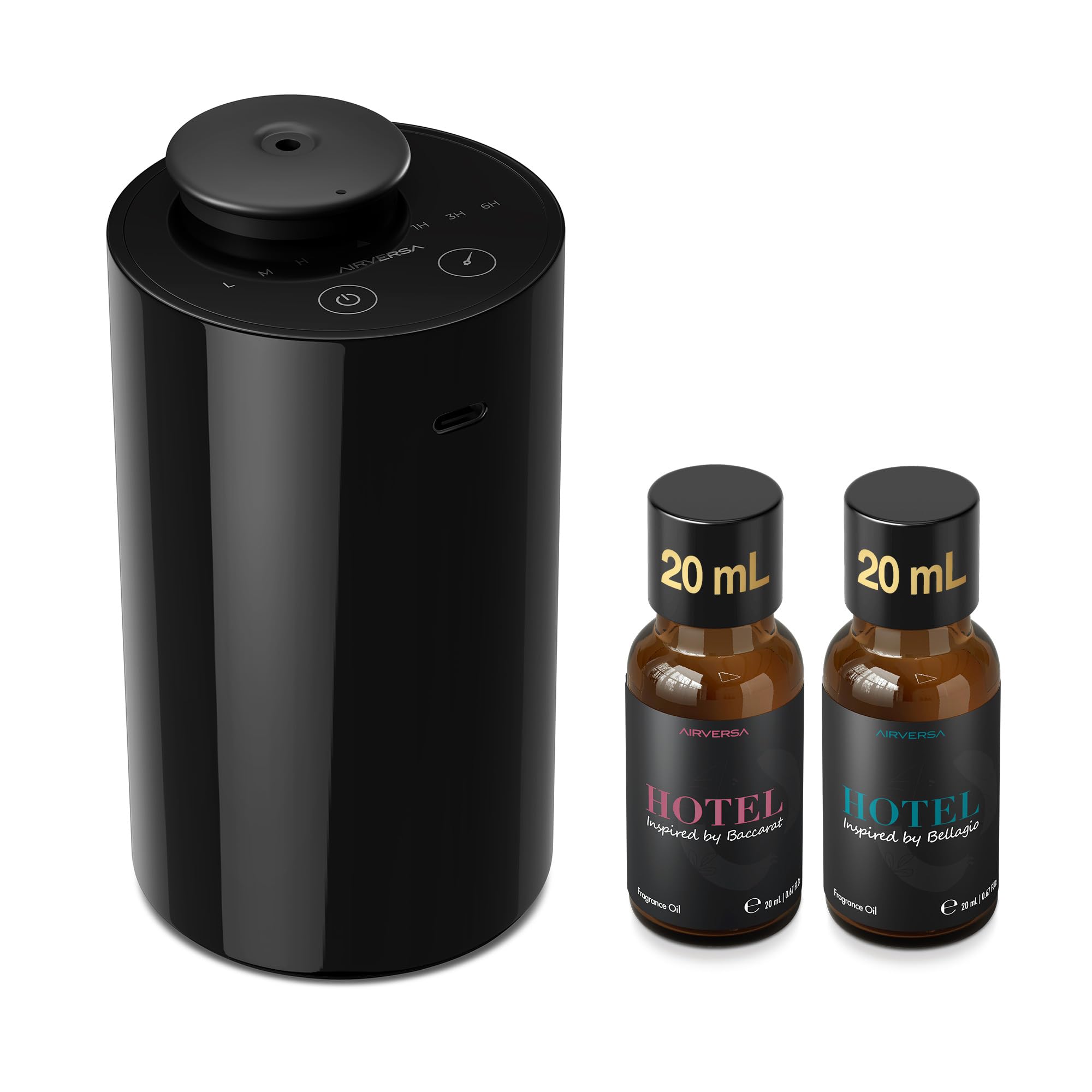 Airversa difusor sin agua para coche encaja en portavasos y perfuma cada viaje