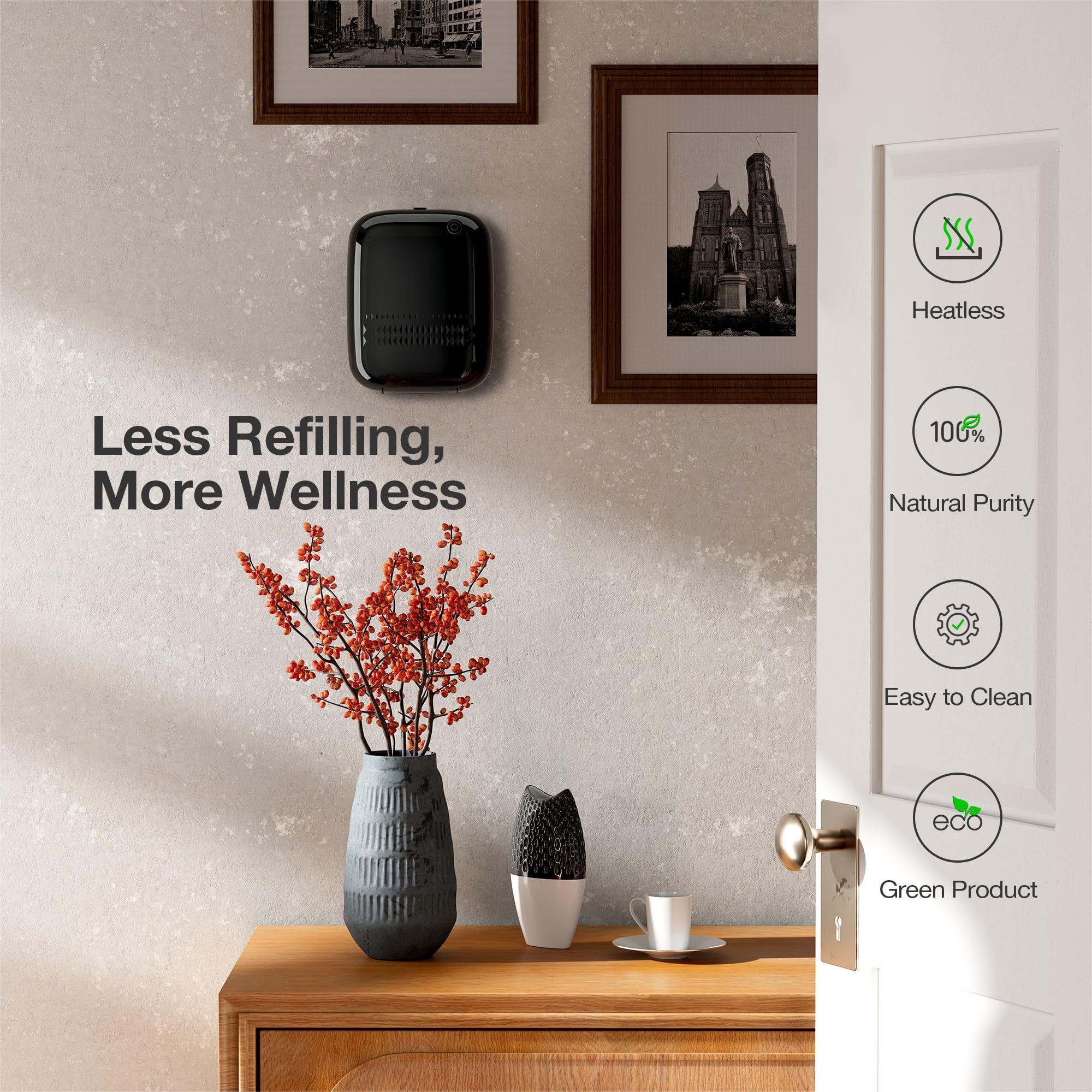 Airversa diseño compacto ideal para oficina o uso comercial.