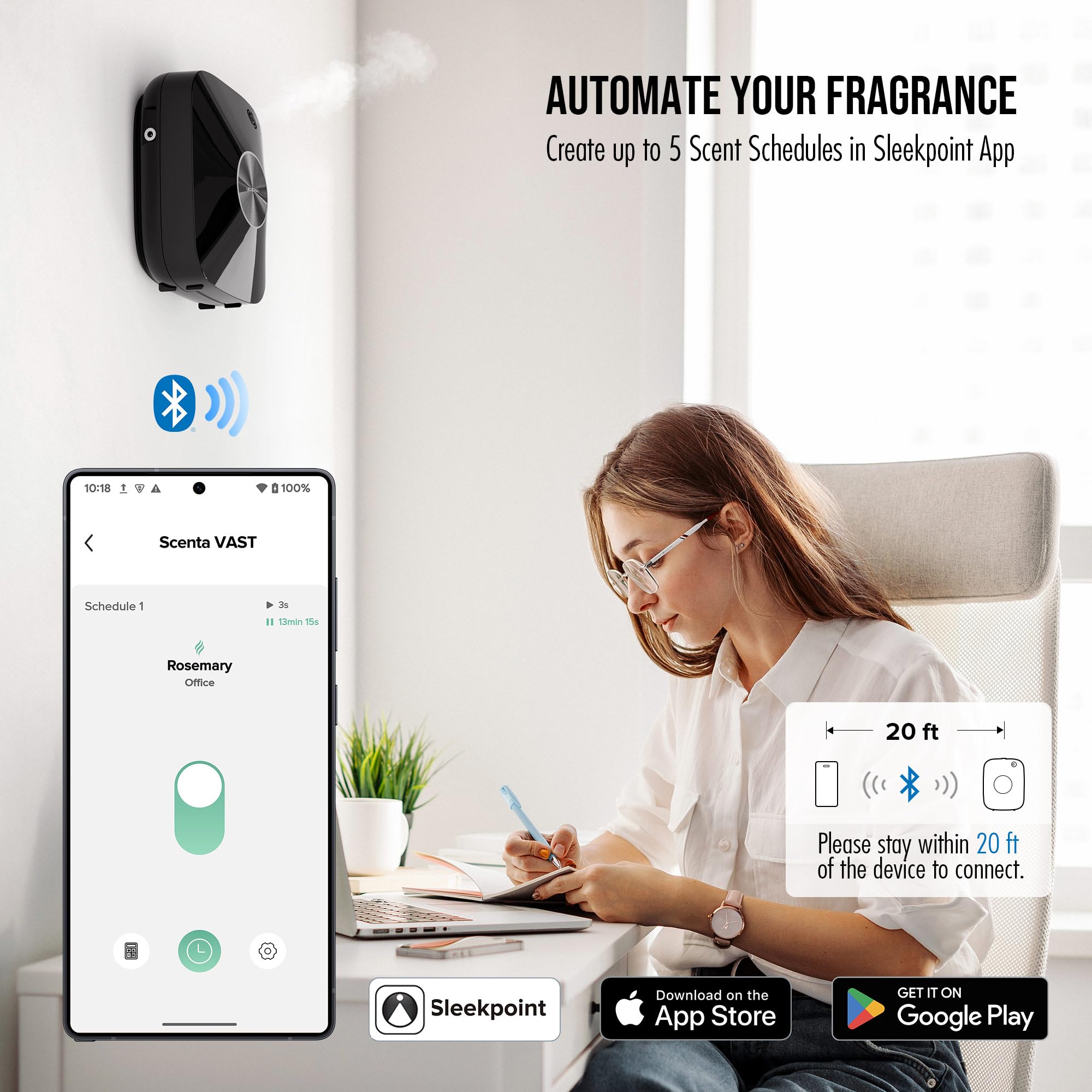 Airversa fragancia 24K Aura, nota cálida para mejorar el ambiente.