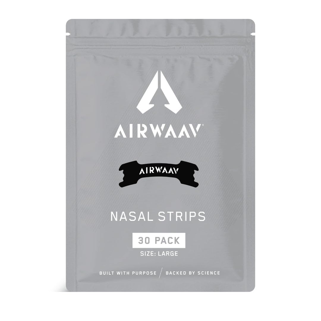AirWAAV tiras nasales en caja para un flujo de aire mejor durante el entrenamiento