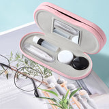 AITIME Conjunto lentes contacto mármol, solución portátil para viaje.