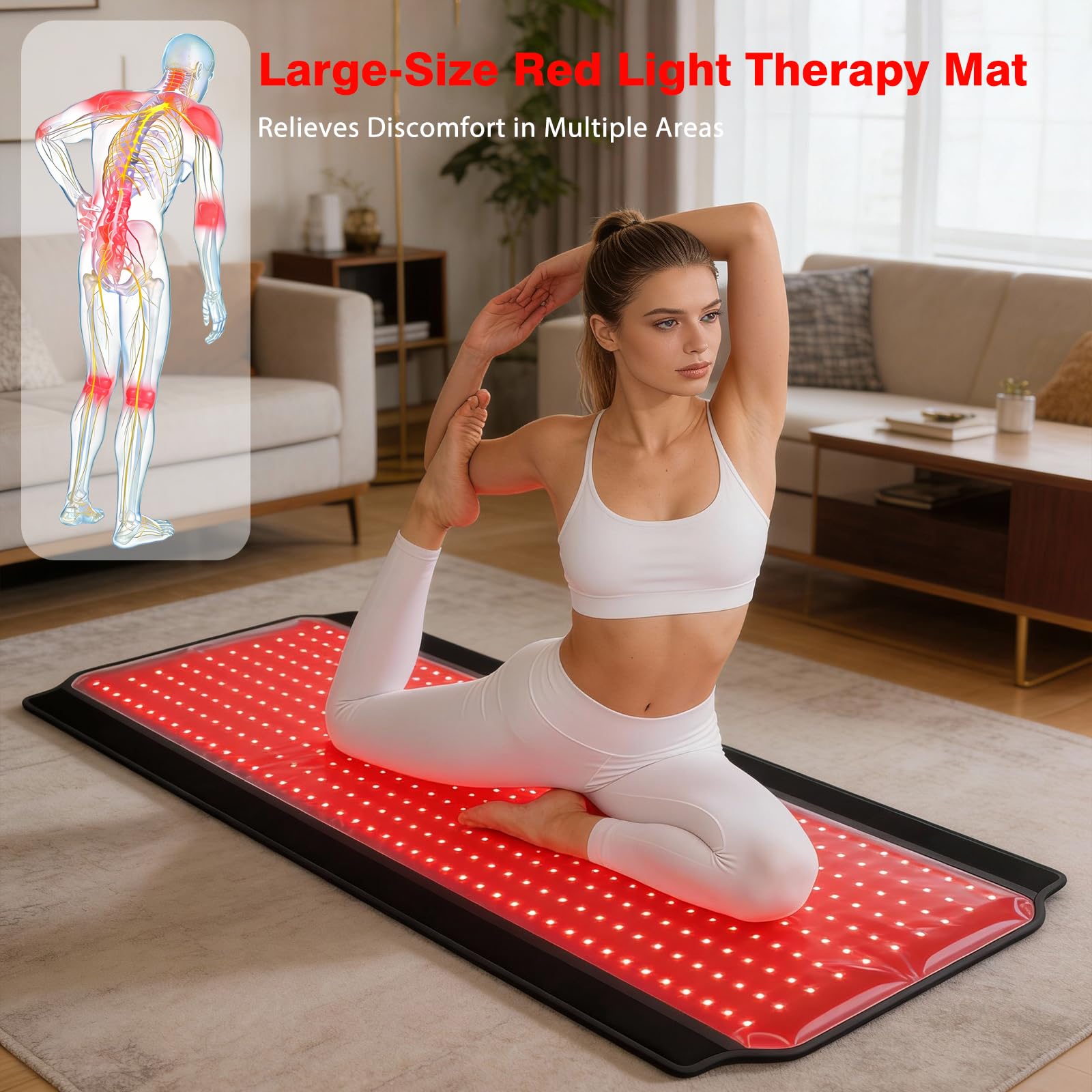 AIWOXING manta terapia superficie fácil de limpiar y duradera para uso diario.