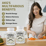 AJAXERRUE Ca AKG liposomales, protección frente al estrés oxidativo para el bienestar diario.