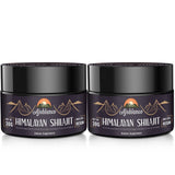 Ajoblanco Shilajit: resina orgánica 600 mg en bote, lista para uso diario.