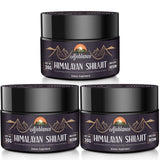 Ajoblanco Shilajit Resina 600mg en frasco ámbar para energía diaria