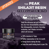 Ajoblanco Shilajit Resina Ácido Fulvico para balance mineral