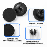 Ajrwiiy pads reemplazo Peeps CarbonKlean, primer plano de almohadilla suave