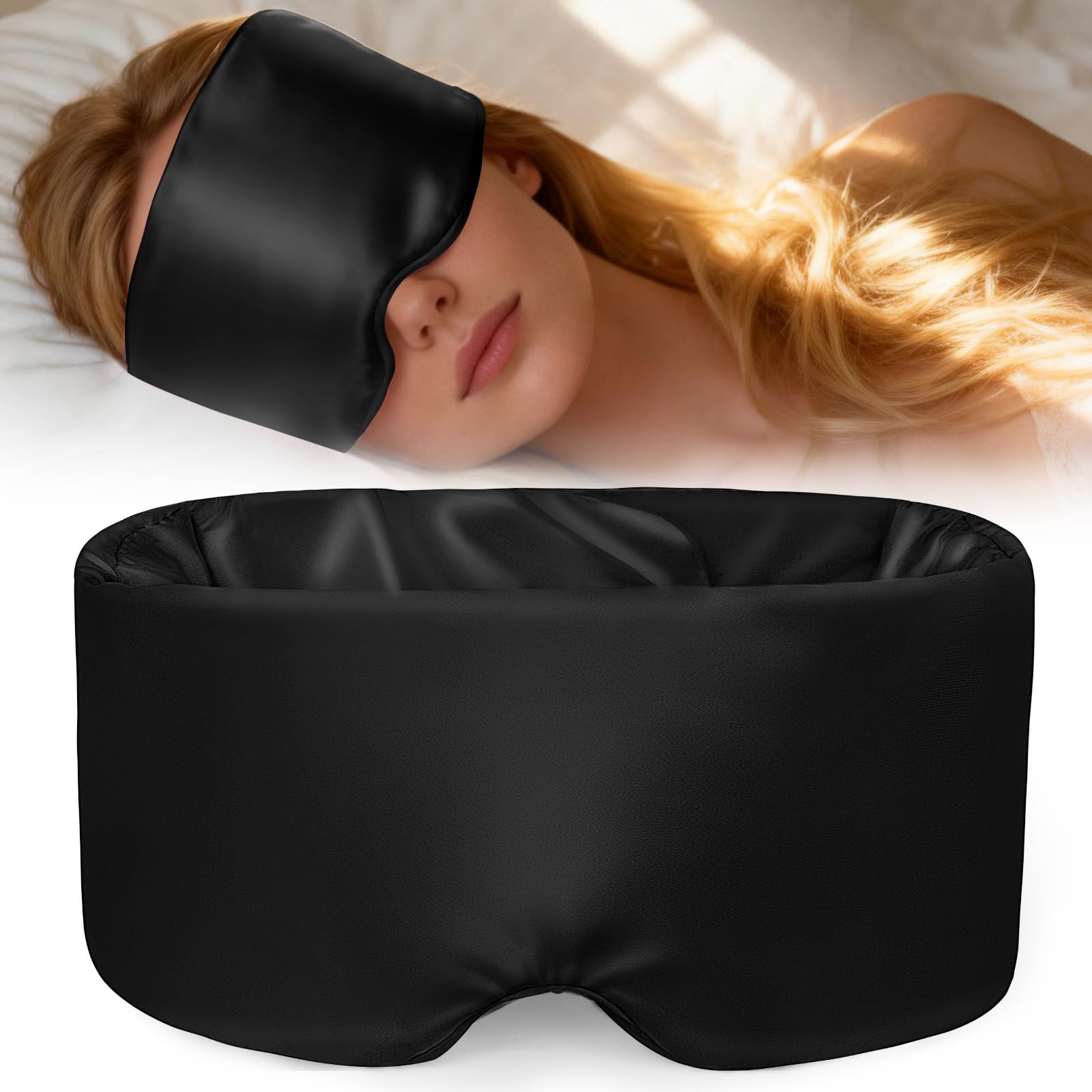 Akakios antifaz ponderado para dormir ofrece peso suave y calma ocular.
