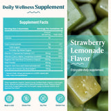 Ingredientes orgánicos de Akasha Glow Gummies, opción vegana sin colorantes artificiales.