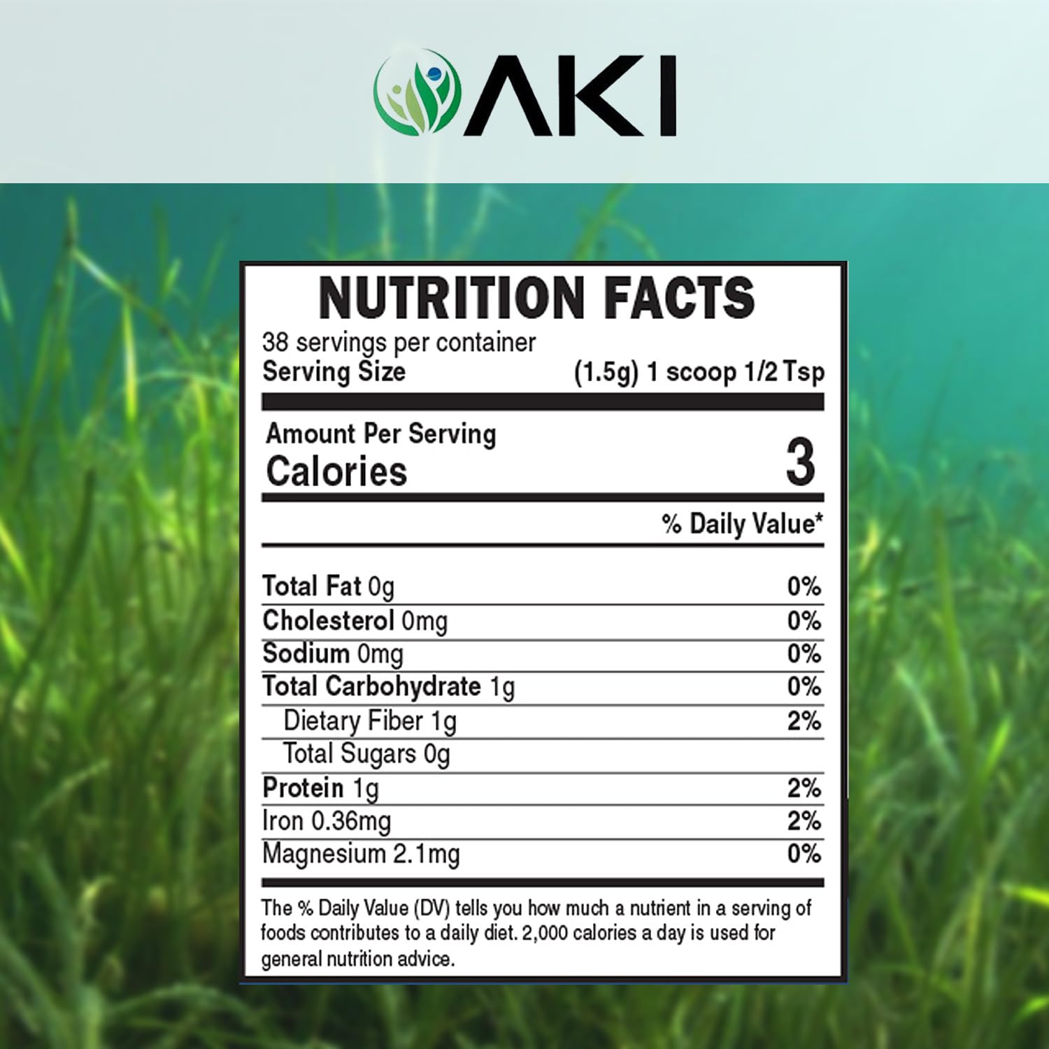 AKI E18 Spirulina Azul, coloración en platos para presentaciones